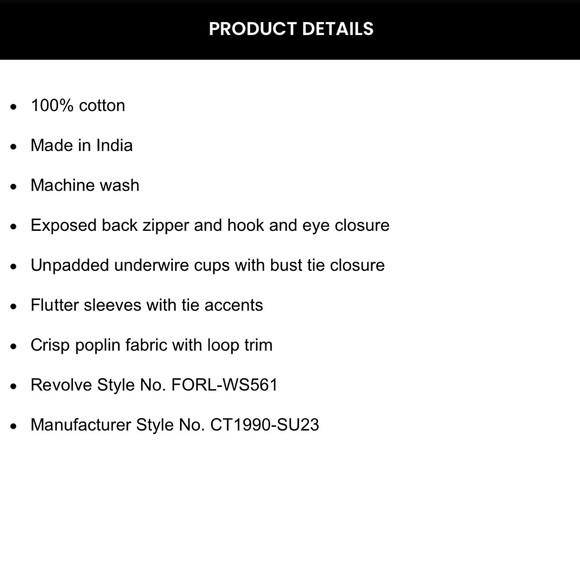 For Love & Lemons Gaia Top in Multi - Picture 3 of 4